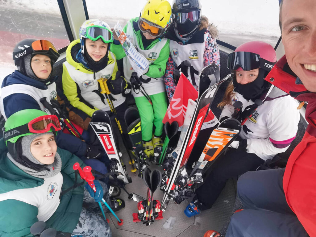 nauka jazdy na nartach we włoskich alpach