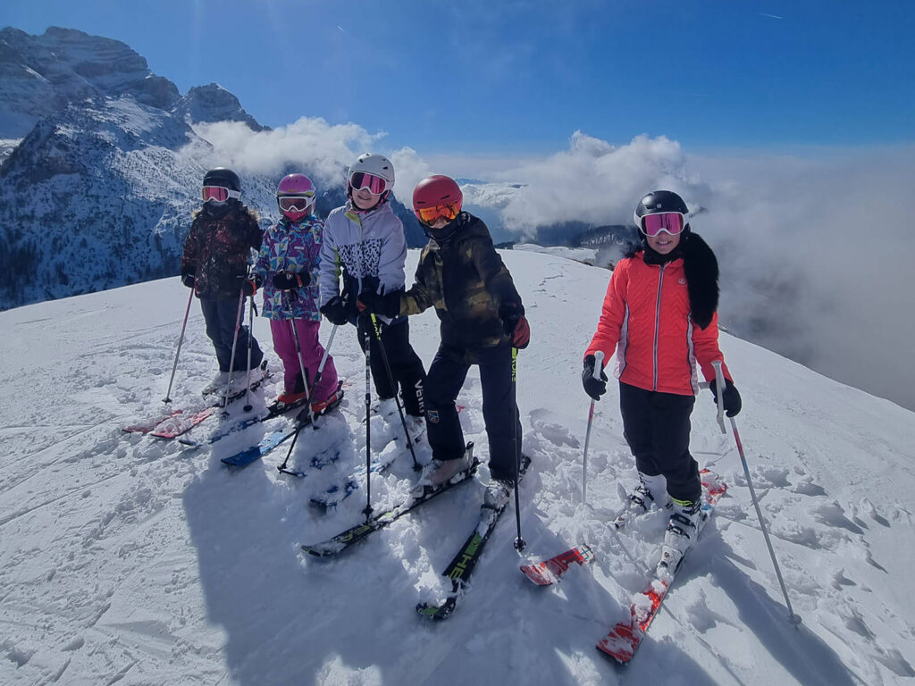 wyjazdy do włoch nauka jazdy na nartach dla dzieci i dorosłych